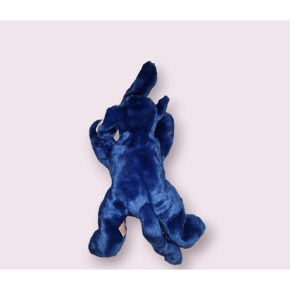 Rare Ty Beanie Baby Plush Toy Peanut the Royal Elephant Blue NEW - Picture 6 of 13